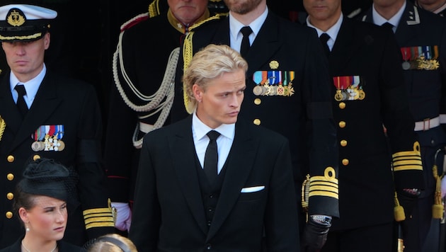 Der Fall von Marius Borg Høiby – im Bild nach dem Trauergottesdienst für seinen verstorbenen ...