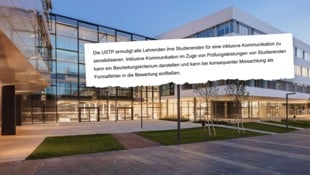 Die St. Pöltner FH weist eine Genderpflicht zurück, laut Leitfaden kann inklusive Kommunikation ...