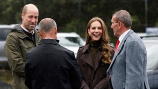 Prinz William und Prinzessin Kate reisten am Donnerstag auf die schottische Insel Bute und ...