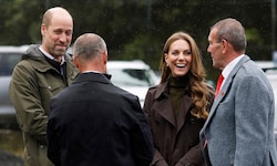 Prinz William und Prinzessin Kate reisten am Donnerstag auf die schottische Insel Bute und ...
