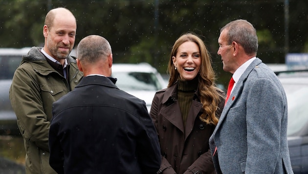 Prinz William und Prinzessin Kate reisten am Donnerstag auf die schottische Insel Bute und ...