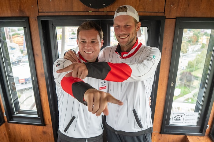 Lucas Miedler (li.) und Neil Oberleitner.