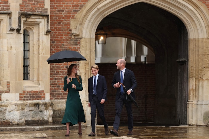 William und Kate begleiteten Prinz George an seinem ersten Tag in Eton.