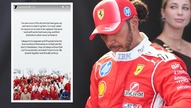 Lewis Hamilton wehrt sich gegen kursierende Berichte.
