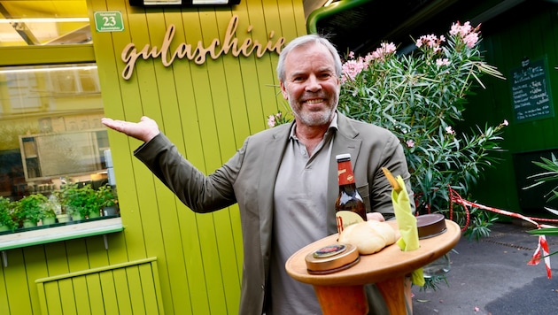 Guido Strohecker eröffnet beim Aufsteirern erstmals seine Gulascherie, offiziell geht’s dann am ...