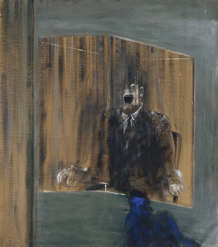 Francis Bacon Porträtstudie, 1949 149,4 × 130,6 cm, Öl auf Leinwand