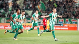 Jubelnd wie bei Rapid würden auch die Hartberg-Fans Andrija Radulovic (r.) am liebsten sehen.