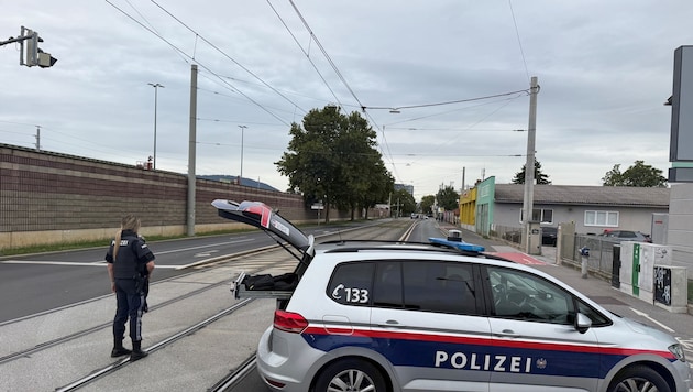 Die Straßen nahe dem Grazer Ostbahnhof waren gesperrt.