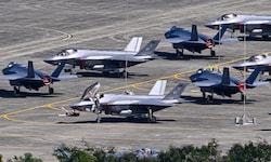 F-35-Kampfjets auf einem Militärstützpunkt in Puerto Rico