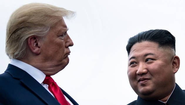 Zuletzt trafen sich Trump und Kim 2019 an der Grenze zwischen Süd- und Nordkorea.