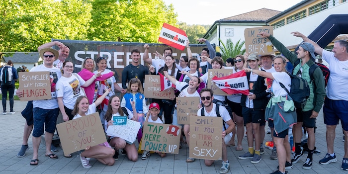 Viele Freunde und Bekannte waren beim Ironman dabei.