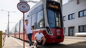 Straßenbahnfahrer Admira Junuzovic und Dennis Samoilov sind für Österreich mit dabei
