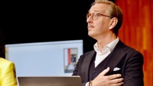 Peter de Caluwe am Freitag bei der offiziellen Vorstellung.