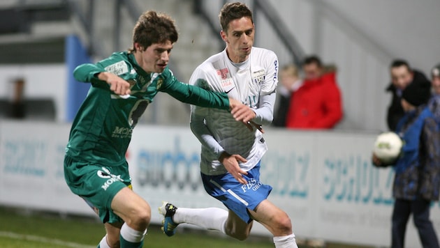 Hätten Sie ihn erkannt? Vor 15 Jahren hielt Altach-Ikone Benedikt Zech (l.) seine Knochen für ...