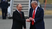 Russlands Präsident Wladimir Putin (li.) mit seinem US-Amtskollegen Donald Trump letztes Jahr in ...