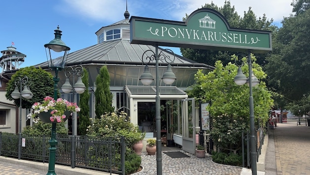 Das Ponykarussell im Wiener Prater