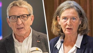 Josef Herk und Elke Kahr tauschen derzeit keine Freundlichkeiten aus.