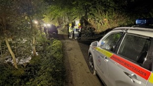 Die Helfer brauchten bei dieser Aktion Nerven aus Stahl.