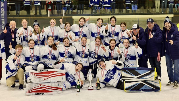 Letzte Saison wurden die Linzer IceCats Meister der Damen-Eishockey-Bundesliga.