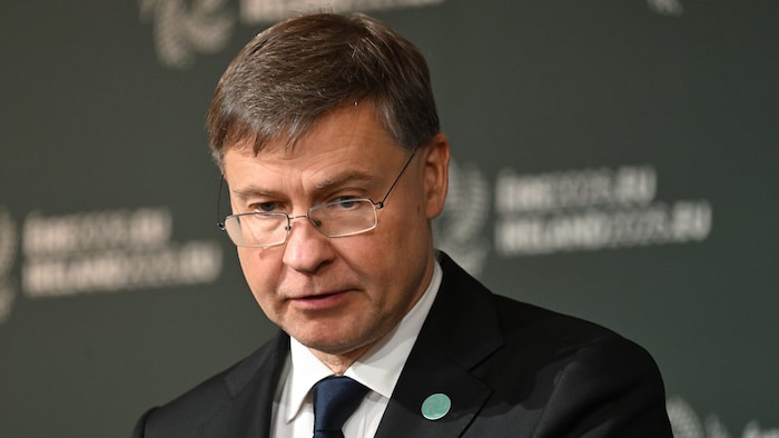 EU-Wirtschaftskommissar Valdis Dombrovskis