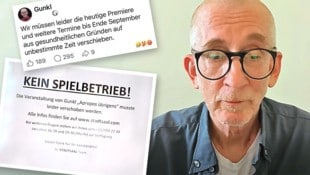Der 63-Jährige in einem Video, das er vor wenigen Tagen auf Facebook veröffentlich hat: „Ich ...