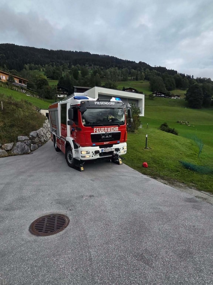 Bilder des Einsatzes in Piesendorf