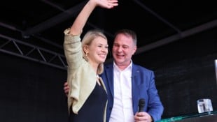 Elisabeth Mayr erhielt im Wahlkampf ‘24 Unterstützung durch Parteichef Babler.