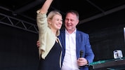 Elisabeth Mayr erhielt im Wahlkampf ‘24 Unterstützung durch Parteichef Babler.
