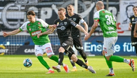 Das bislang letzten Bundesliga-Derby zwischen Altach und Lustenau endete am 18. Mai 2024 ...