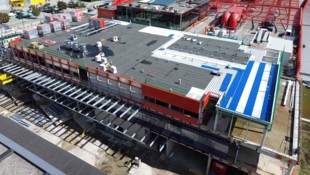 Die 26 Meter an längerem Baukörper bieten dem Spar-Konzern 8500 Quadratmeter mehr Fläche.