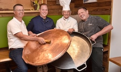 Kaiserschmarrn-Kapazunder: Hannes Mayr, Sepp Sampl, Alfred Gruber, Michael Gruber.