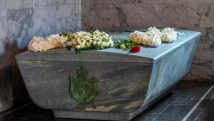 Das norwegische Königshaus hat am Freitag erstmals Fotos von dem Sarkophag des gestorbenen ...