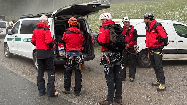 Die Bergrettung Westendorf stand im Einsatz.