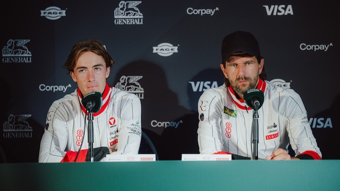 Vertraut Jürgen Melzer (re.) im entscheidenden Einzel auf Routinier Lukas Neumayer (li.)?