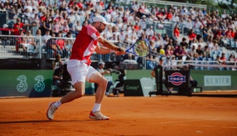 Jurij Rodionov brachte am Freitag Österreichs Daviscup-Team mit 1:0 in Führung.