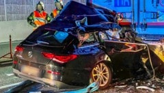 Der Lenker (59) erlag seinen Verletzungen nach dem Crash.