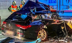 Der Lenker (59) erlag seinen Verletzungen nach dem Crash.