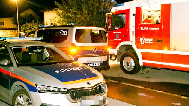 Ein Großaufgebot an Einsatzkräften war binnen weniger Minuten vor Ort.