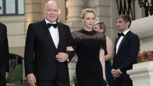 Fürst Albert und Fürstin Charlène feierten am Freitagabend das 20-Jahr-Jubiläum der  Foundation ...
