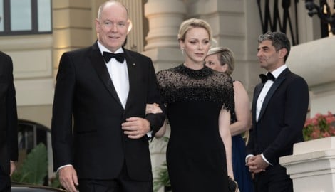 Fürst Albert und Fürstin Charlène feierten am Freitagabend das 20-Jahr-Jubiläum der Foundation ...