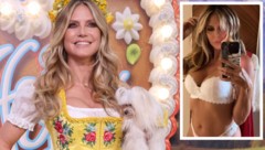 Am Donnerstag feierte Heidi Klum in München im Dirndl, auf Instagram enthüllte sie nun, was sie ...