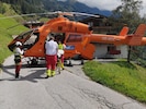 Martin 7 bei einem Einsatz im Sommer in Brandberg oberhalb von Mayrhofen