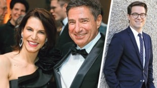 Karoline Edtstadler mit ihrem Markus Fauland. Dieser konnte sich einen scharfen Kommentar zu ...