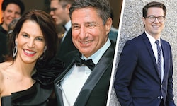 Karoline Edtstadler mit ihrem Markus Fauland. Dieser konnte sich einen scharfen Kommentar zu ...