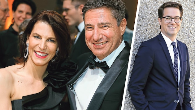 Karoline Edtstadler mit ihrem Markus Fauland. Dieser konnte sich einen scharfen Kommentar zu ...