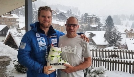 Jonathan Nordbotten (l.) war einer von unzähligen Ski-Assen, die auf die Dienste ...