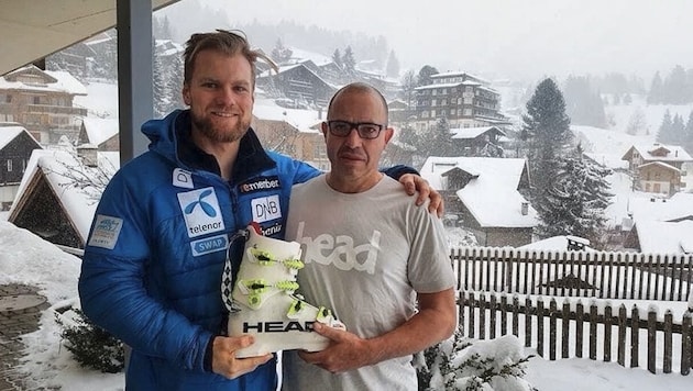 Jonathan Nordbotten (l.) war einer von unzähligen Ski-Assen, die auf die Dienste von ...