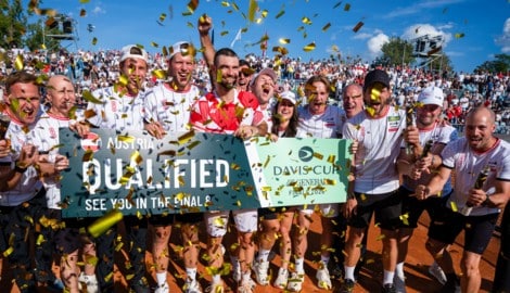 Die Euphorie nach der Qualifikation für das Finalturnier.
