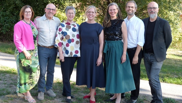 Klubobfrau Margit Paul-Kientzl, Joško Vlasich, Regina Petrik, Bundessprecherin Leonore ...