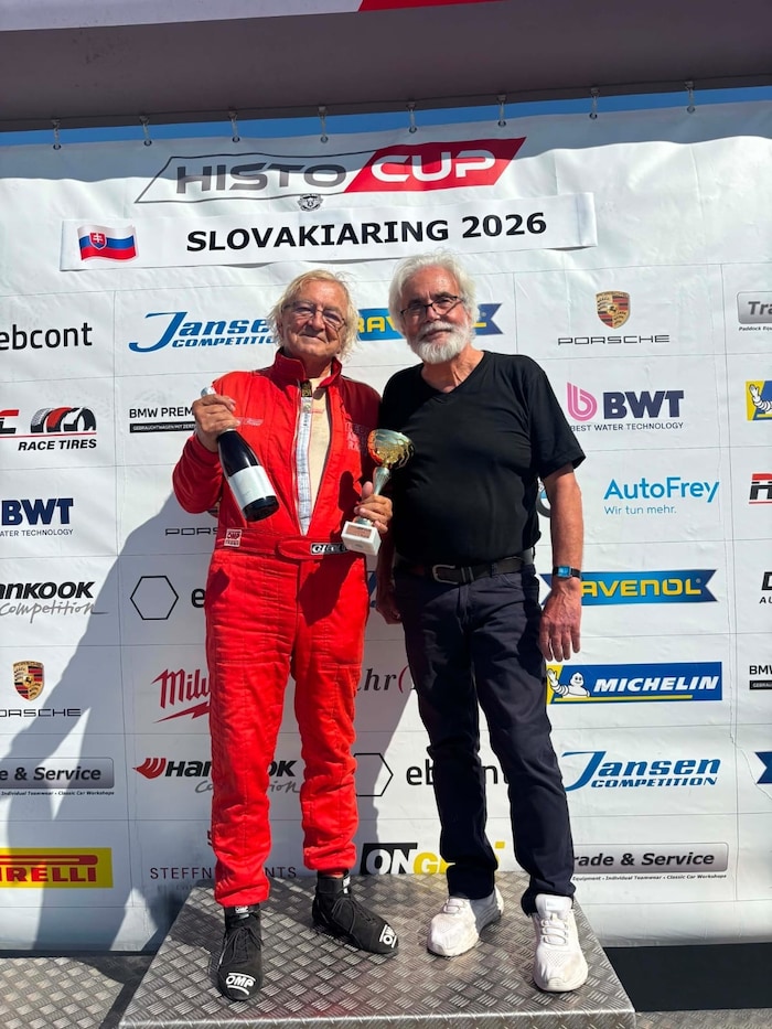 Günter Ledl und Michael Csokay in der Slowakei.
